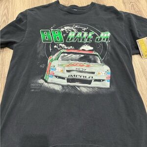 Black Dale Jr. throwback Graphic T-Shirt